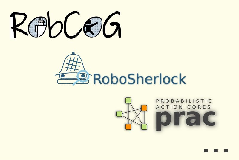 Logo of RobCoG , RoboSherlock and Prac